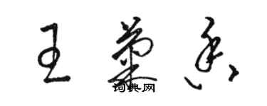 駱恆光王菊香草書個性簽名怎么寫