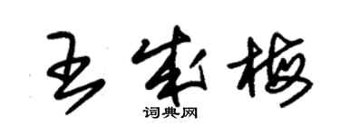 朱錫榮王成梅草書個性簽名怎么寫