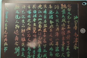 白山-書畫藝術家張國富篆書千字文118幀《毛施淑姿 工顰妍笑_書法作品