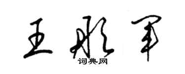 梁錦英王彤軍草書個性簽名怎么寫