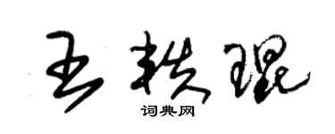 朱錫榮王軼琨草書個性簽名怎么寫