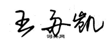 朱錫榮王舟凱草書個性簽名怎么寫