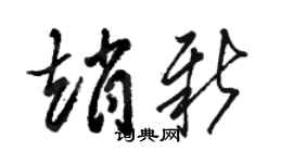 駱恆光趙新草書個性簽名怎么寫