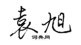 駱恆光袁旭行書個性簽名怎么寫
