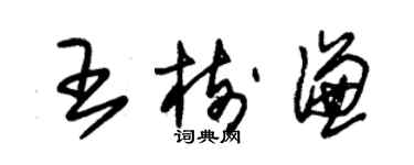 朱錫榮王樹謙草書個性簽名怎么寫