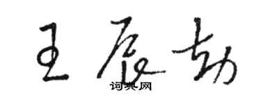 駱恆光王辰劫草書個性簽名怎么寫