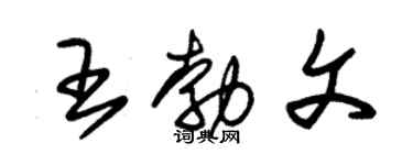 朱錫榮王勃文草書個性簽名怎么寫