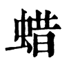 𨨵在康熙字典中的解釋_𨨵康熙字典