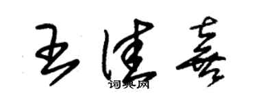 朱錫榮王佳喜草書個性簽名怎么寫