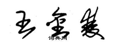 朱錫榮王金雙草書個性簽名怎么寫