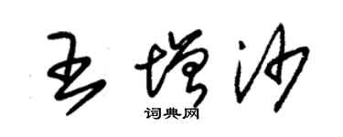 朱錫榮王增沙草書個性簽名怎么寫