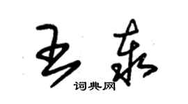 朱錫榮王泰草書個性簽名怎么寫