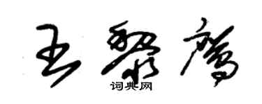 朱錫榮王黎鷹草書個性簽名怎么寫