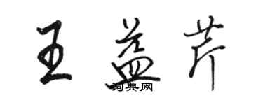 駱恆光王益芹行書個性簽名怎么寫