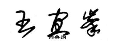 朱錫榮王宜峰草書個性簽名怎么寫