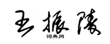 朱錫榮王振陵草書個性簽名怎么寫