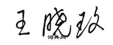 駱恆光王曉玫草書個性簽名怎么寫