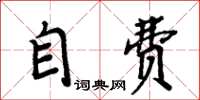 周炳元自費楷書怎么寫