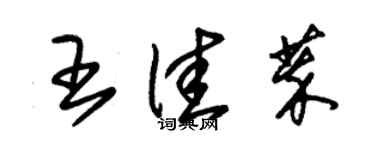 朱錫榮王佳萃草書個性簽名怎么寫