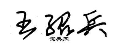 朱錫榮王紹兵草書個性簽名怎么寫