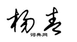 朱錫榮楊青草書個性簽名怎么寫