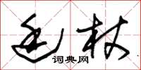 朱錫榮廷杖草書怎么寫