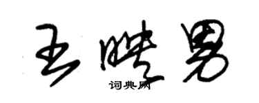 朱錫榮王映男草書個性簽名怎么寫