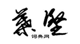 朱錫榮葉堅草書個性簽名怎么寫