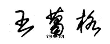 朱錫榮王葛格草書個性簽名怎么寫