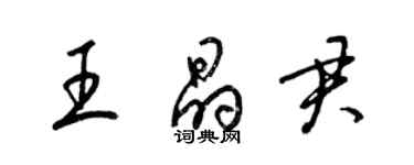 梁錦英王晶君草書個性簽名怎么寫