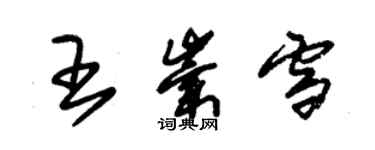 朱錫榮王崇雪草書個性簽名怎么寫