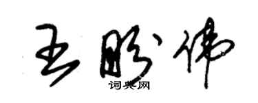 朱錫榮王盼偉草書個性簽名怎么寫