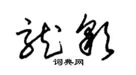 朱錫榮龍彩草書個性簽名怎么寫