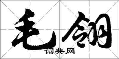 胡問遂毛翎行書怎么寫