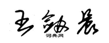 朱錫榮王劍晨草書個性簽名怎么寫