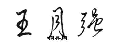 駱恆光王月強行書個性簽名怎么寫