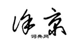 朱錫榮徐京草書個性簽名怎么寫