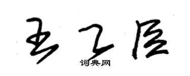 朱錫榮王乙臣草書個性簽名怎么寫