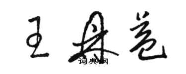 駱恆光王鼎益草書個性簽名怎么寫