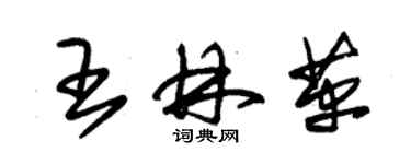 朱錫榮王林革草書個性簽名怎么寫