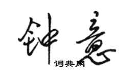 駱恆光鍾意行書個性簽名怎么寫