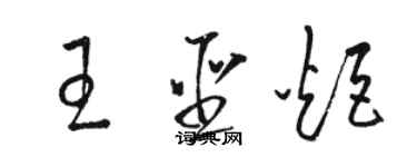 駱恆光王聖炬草書個性簽名怎么寫