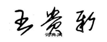 朱錫榮王貴新草書個性簽名怎么寫