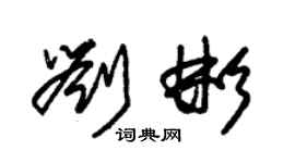 朱錫榮劉彬草書個性簽名怎么寫