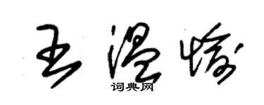 朱錫榮王溫愉草書個性簽名怎么寫