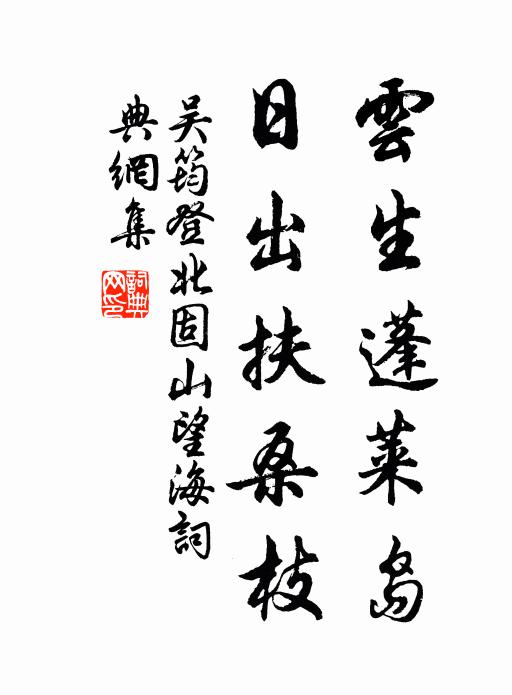 自昔文章關治道，即今台閣要名流 詩詞名句