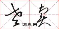 駱恆光老賣草書怎么寫