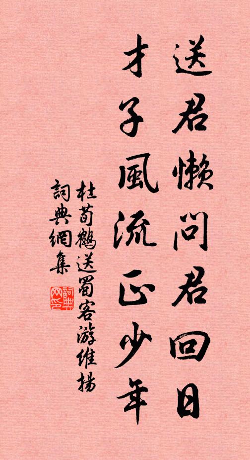 可憐今夜雨，同作異方人 詩詞名句