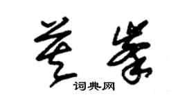 朱錫榮莫峰草書個性簽名怎么寫