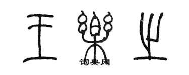 陳墨王樂之篆書個性簽名怎么寫